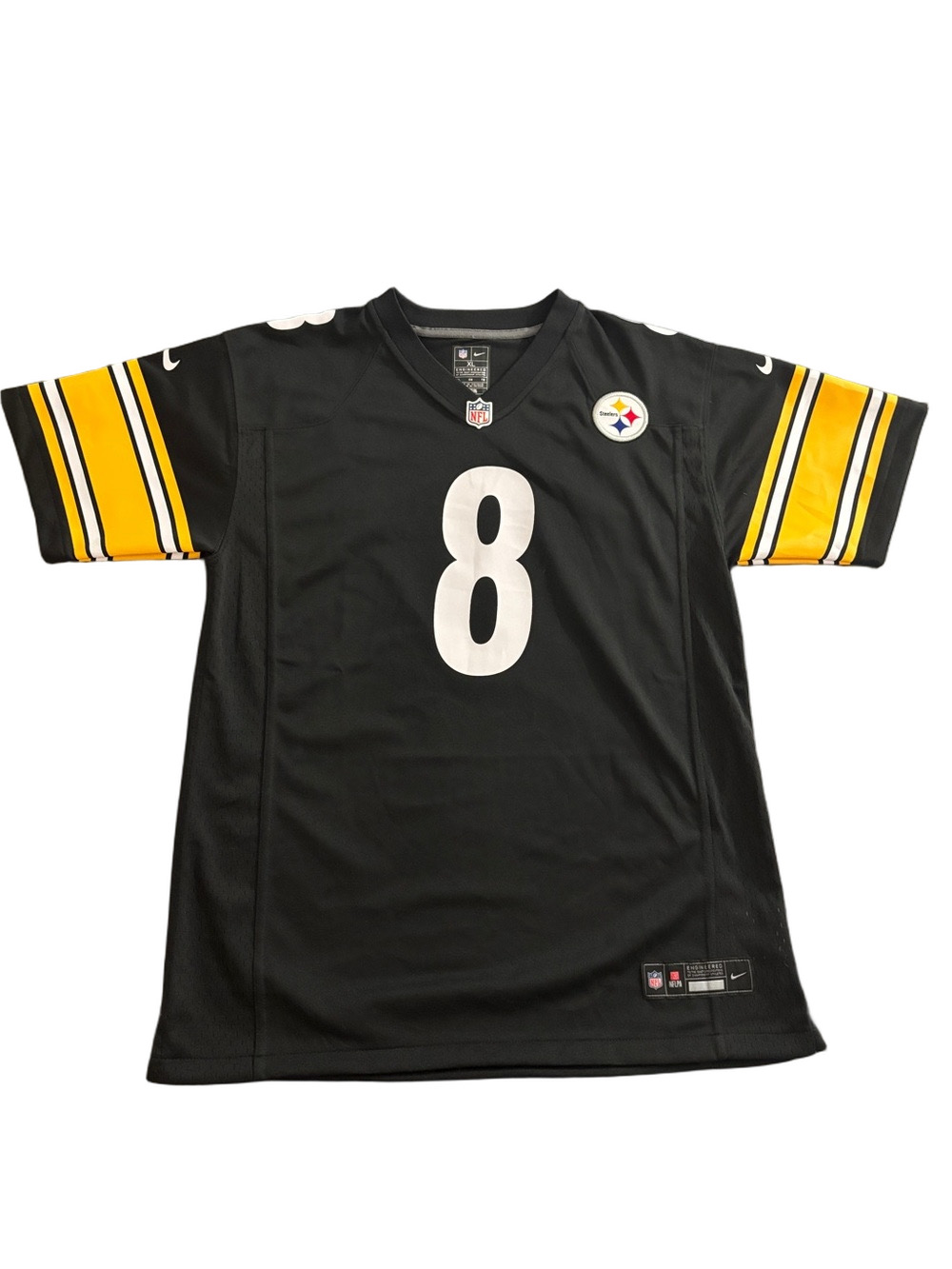 Nike Kenny Pickett #8 Steelers NFL Jersey Youth XL Black Football